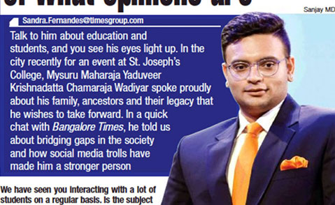 I Would Love to Highlight Our Traditions, That Go Back Hundreds of Years – TOI