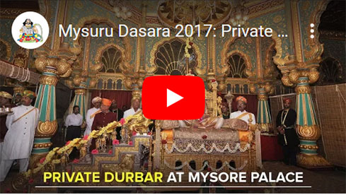 Mysrur Dasara 2017:Private Durbar begins at Mysore Palace